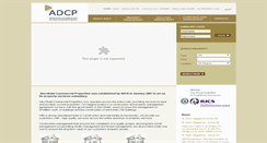 Desktop Screenshot of adcp.ae